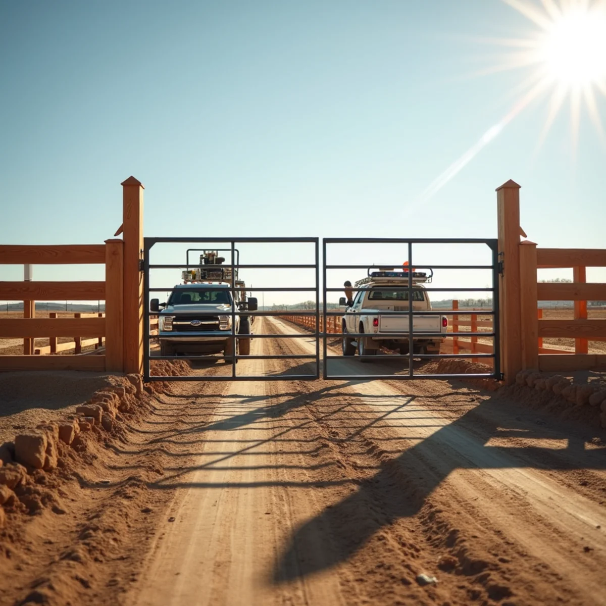Automatic Gate Openers installation by Kraft Fencing in Gridley KS
