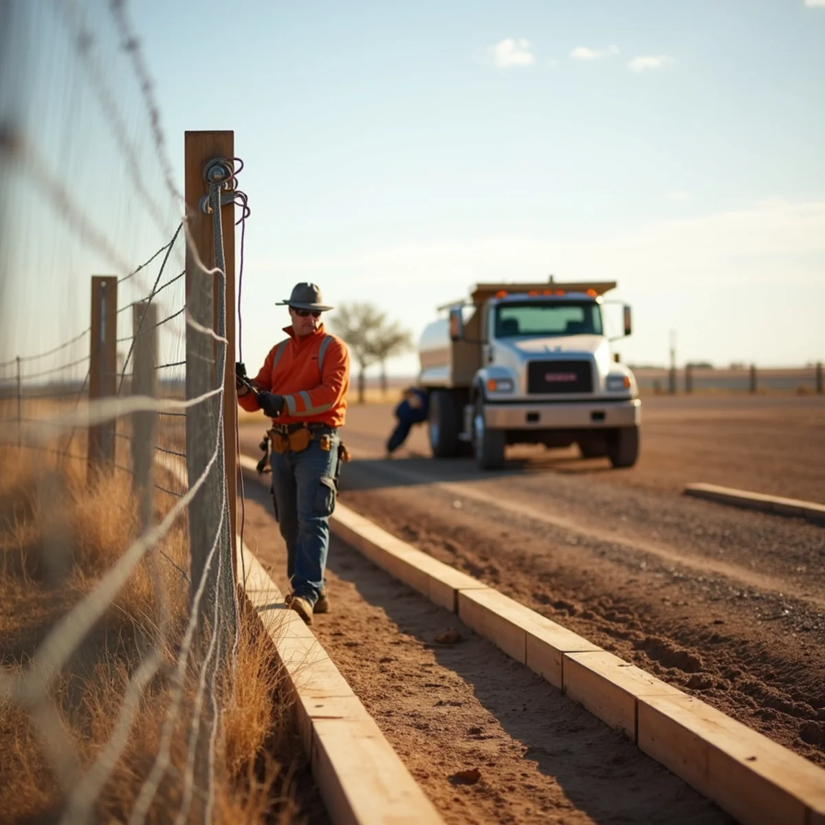 Fence Repair installation by Kraft Fencing in Gridley KS