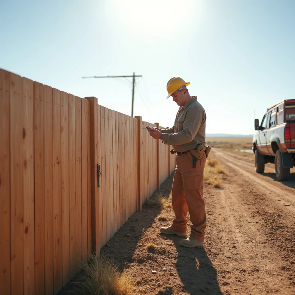 Fence Replacement installation by Kraft Fencing in Gridley KS