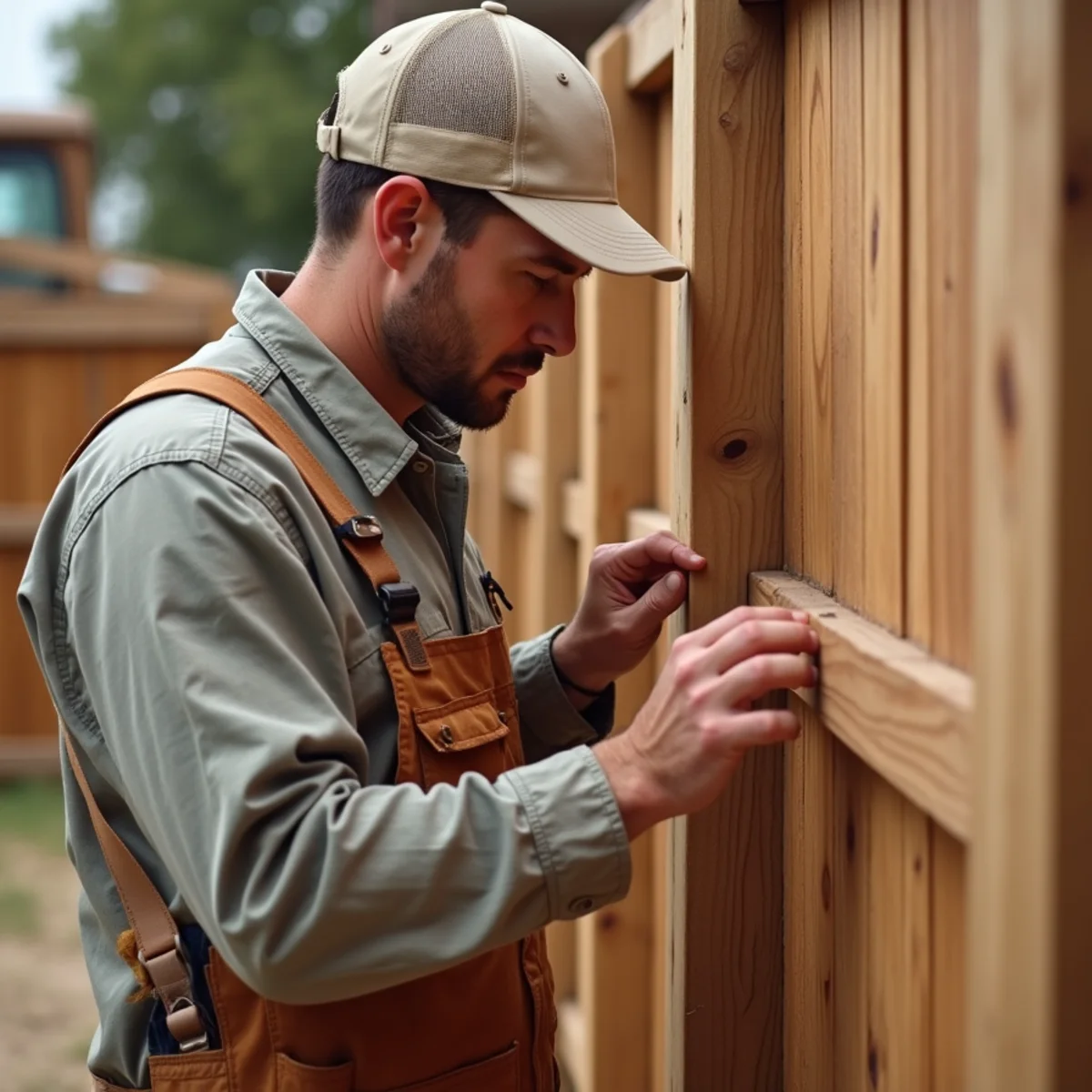 Detailed structural fence inspection for How to Stain or Seal a Cedar Fence in Kansas Sun