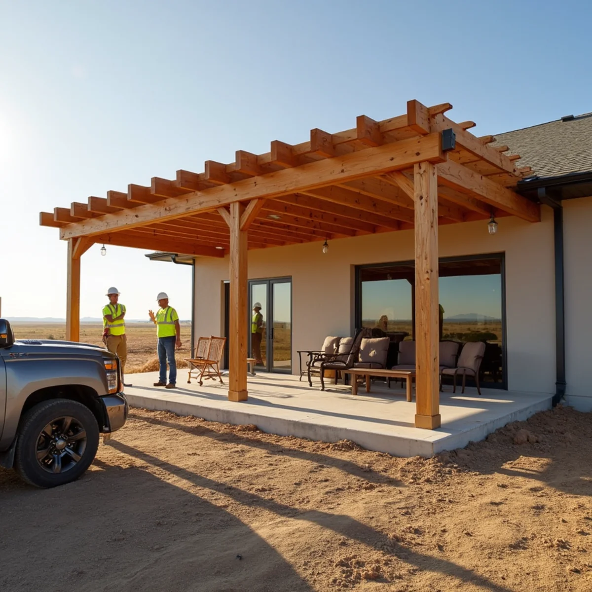 Patio Covers & Pergolas installation by Kraft Fencing in Gridley KS