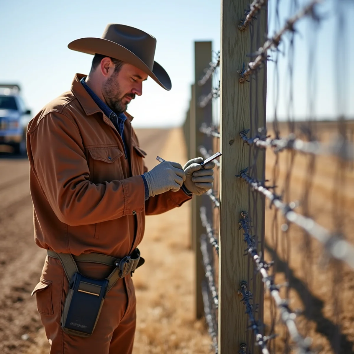 Detailed structural fence inspection for Pipe Fence vs Barbed Wire for Flint Hills Cattle
