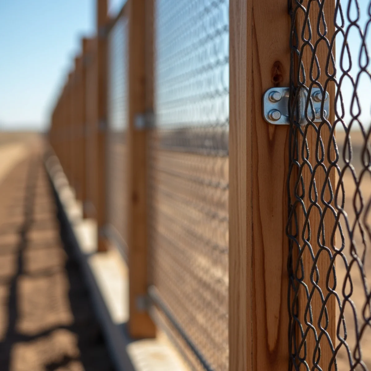 Security Fencing high quality materials and structural construction details