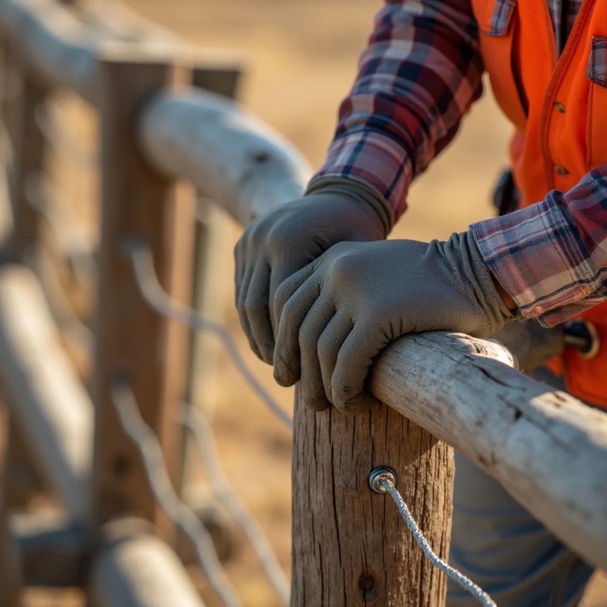 Split Rail Fence high quality materials and structural construction details