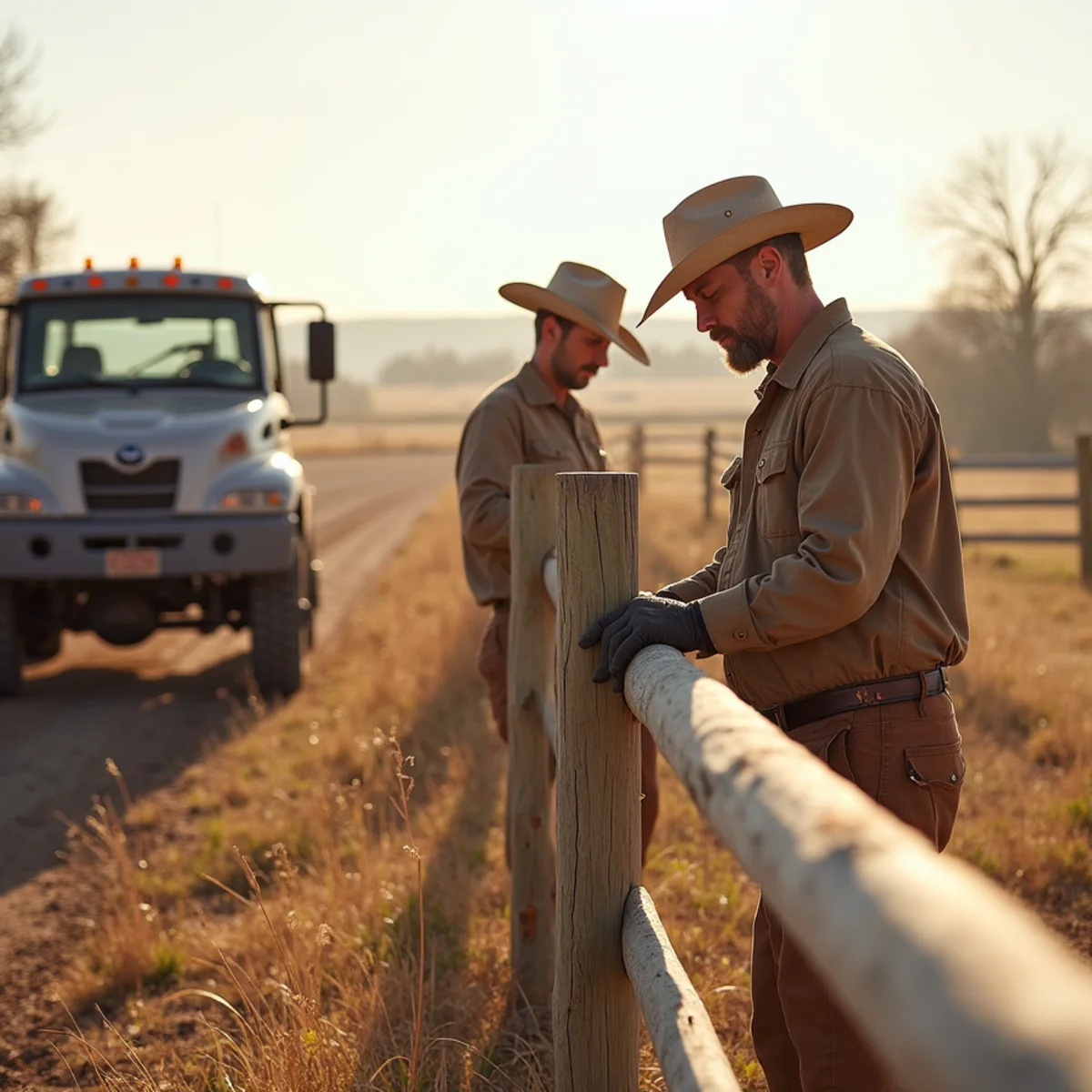 Storm Damage Fence Repair installation by Kraft Fencing in Gridley KS