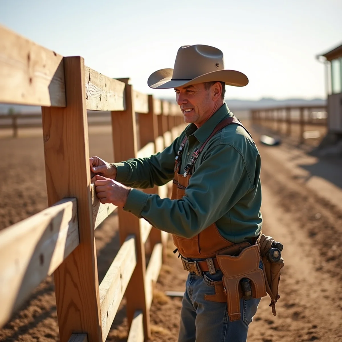 Wood Fence Repair installation by Kraft Fencing in Gridley KS